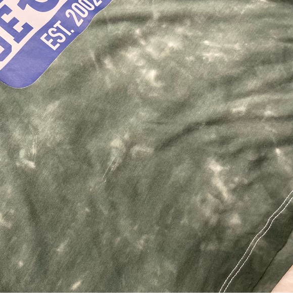 True Religion Mens Buddha Logo Graphic Tee Balsam Green Tie Dye Short Sleeve Tee - Picture 5 of 8